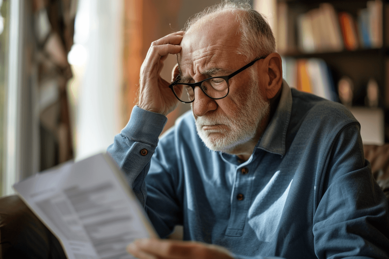 Early signs of glioma recurrence showing patient confusion and memory changes at home