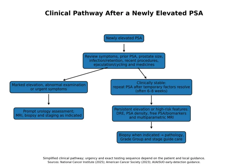 Prostate Cancer Psa Levels: What Your Result Means And What To Do Next 7 Elevated psa clinical diagnostic pathway