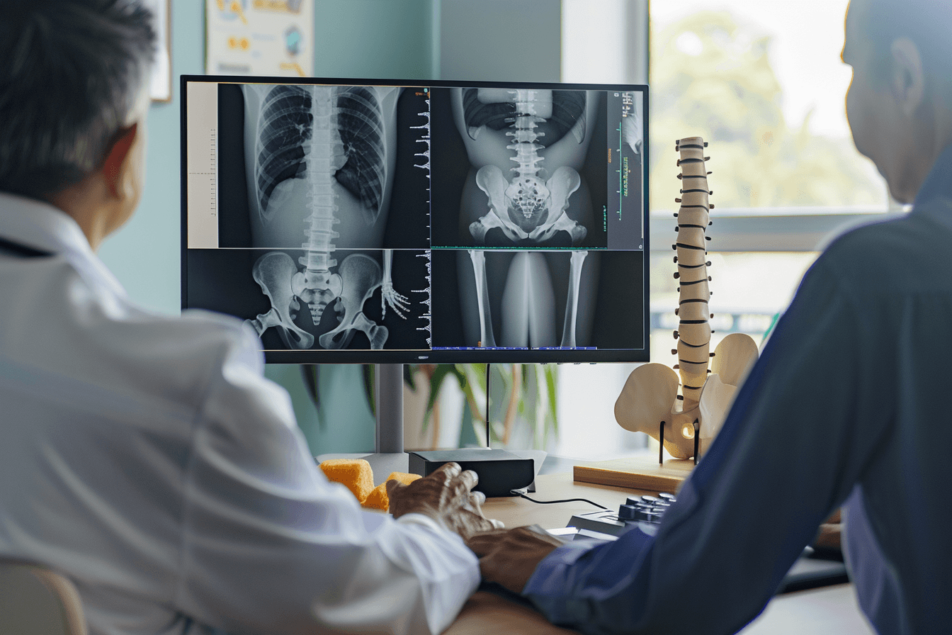 Esophageal cancer spread to bone