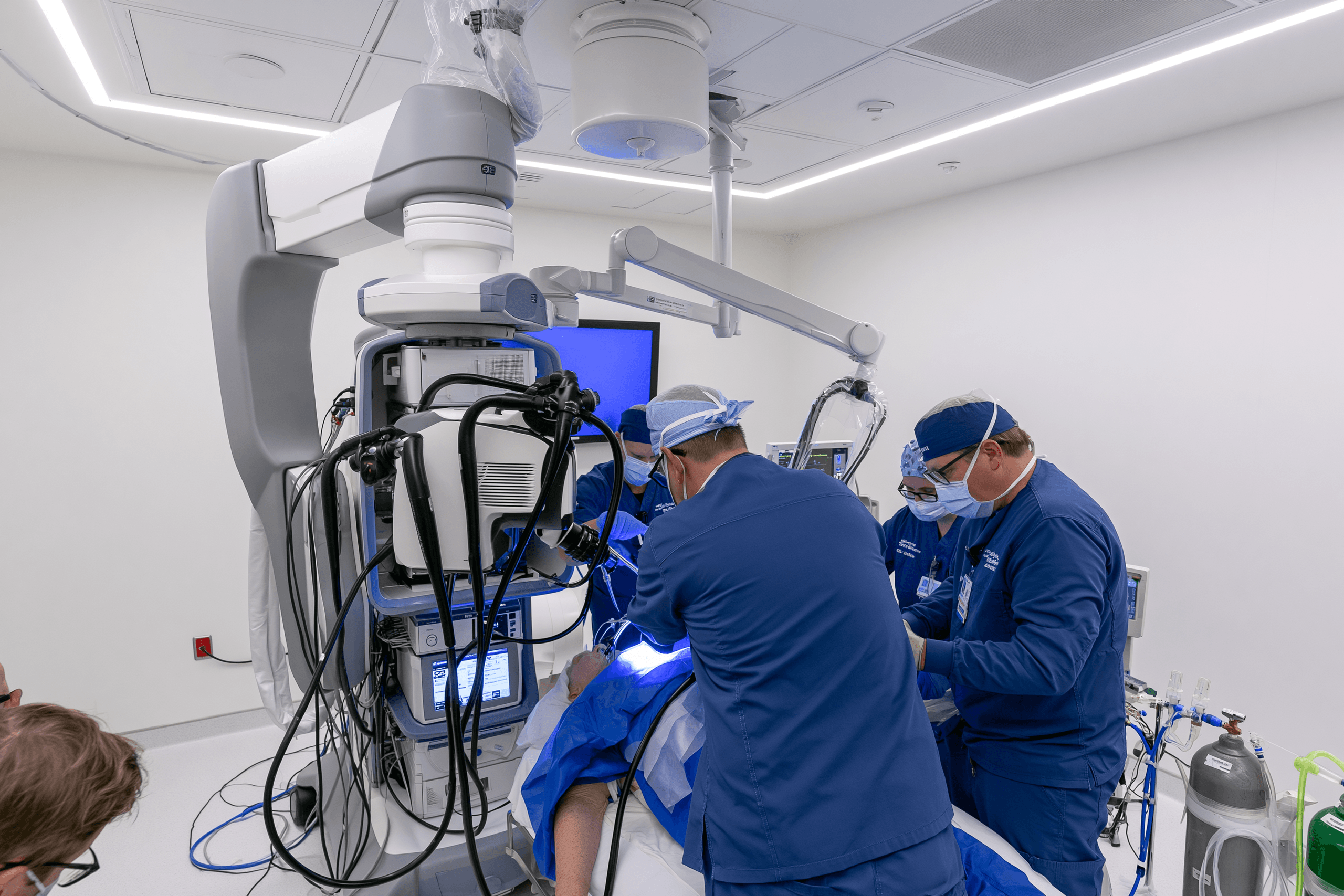 Metastatic Esophageal Cancer: Treatment, Survival And The Ayurveda Curative Model 9 Gastroenterology team placing an esophageal stent to relieve severe dysphagia caused by esophageal cancer.