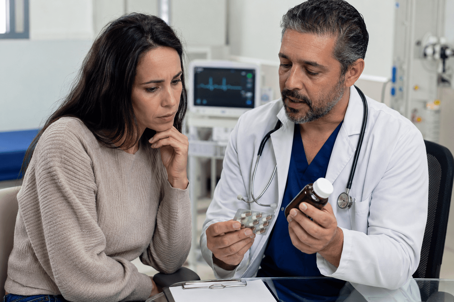 Home 5 Doctor warning a patient about toxic yellow oleander and hidden drugs in natural weight-loss supplements