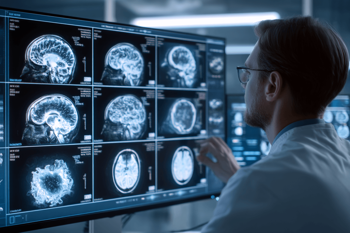Mri comparison showing aggressive vs slow glioma recurrence