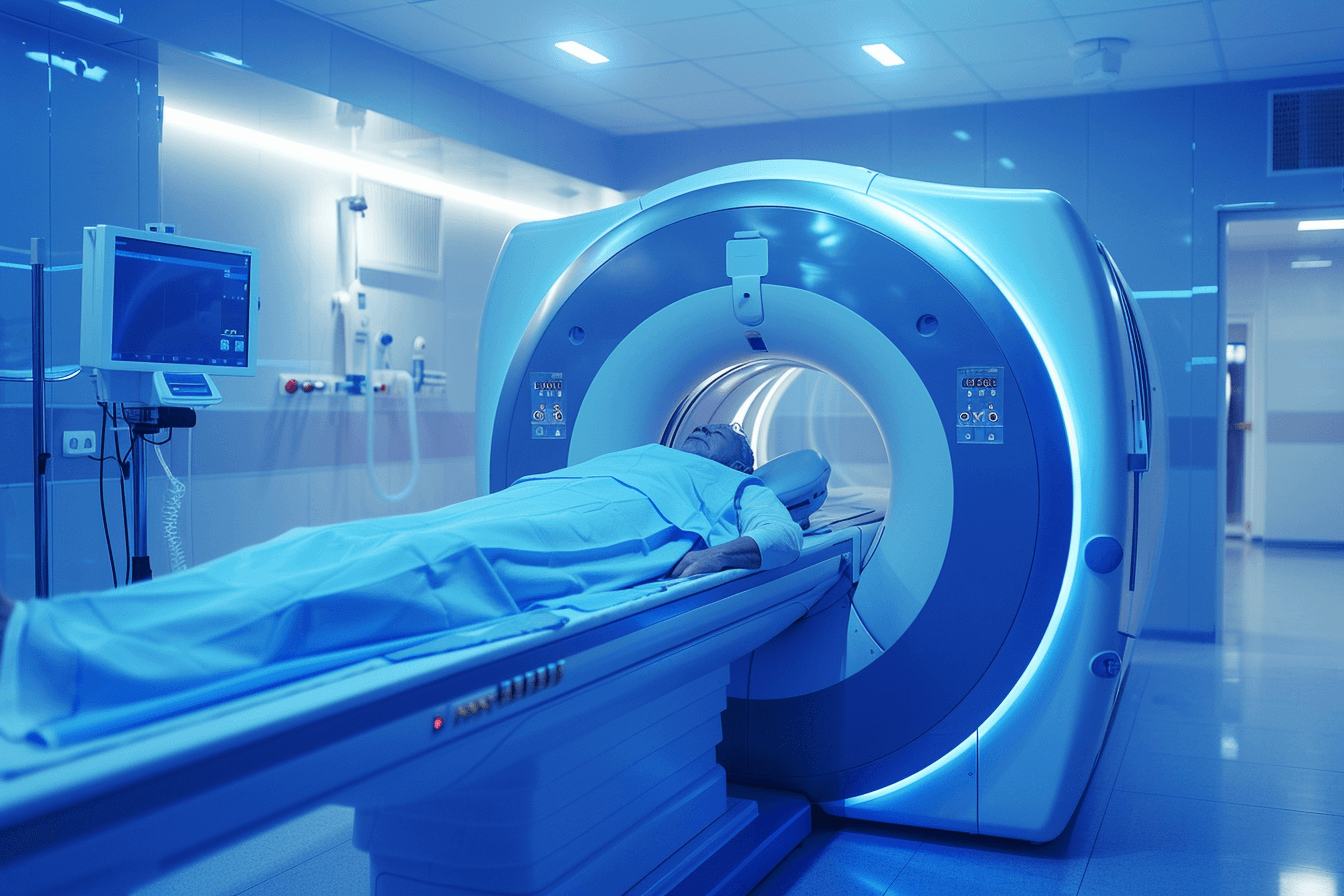 Glioma post treatment mri scan gap