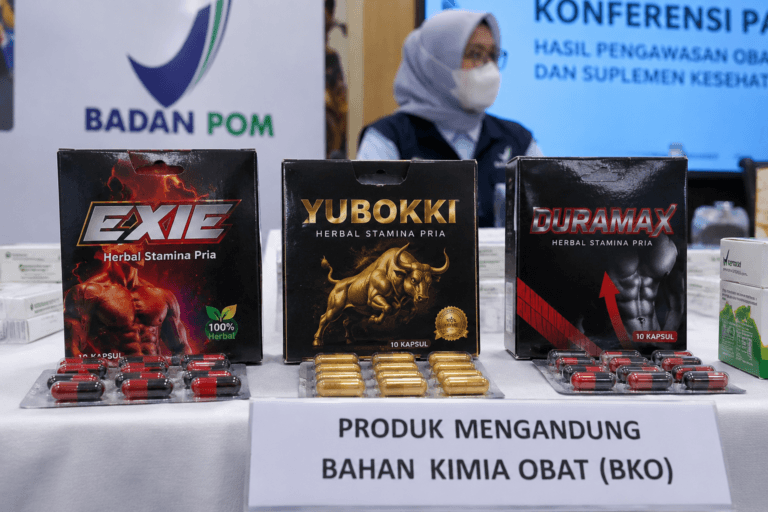 Hidden drugs in herbal supplements found in male stamina products during BPOM safety warning