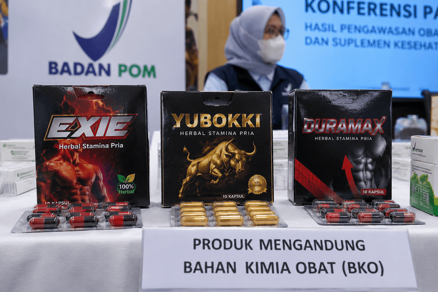 Hidden drugs in herbal supplements found in male stamina products during bpom safety warning