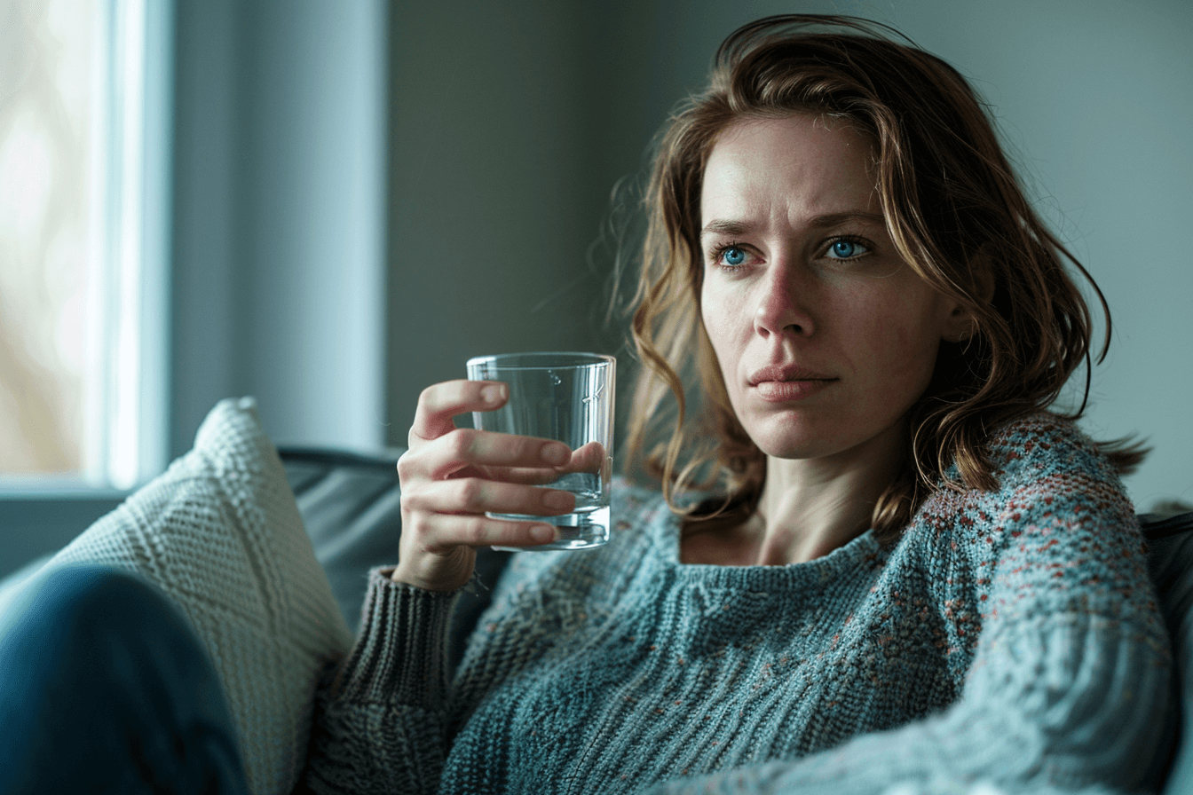 Patient experiencing early symptoms of high calcium levels fatigue and confusion in clinical setting