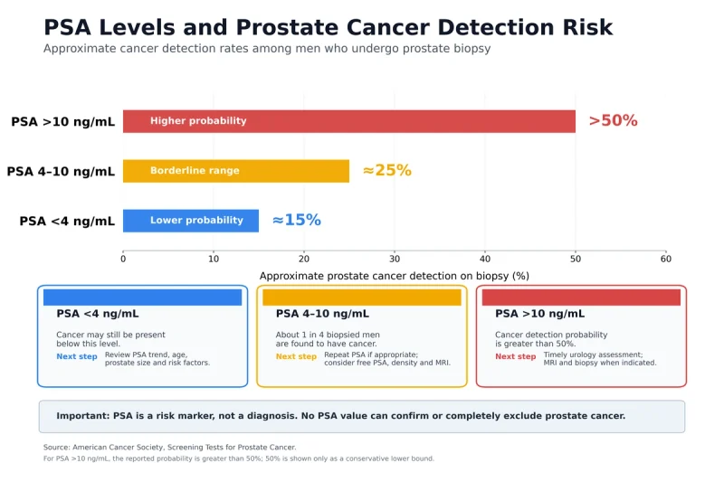 Prostate Cancer Psa Levels: What Your Result Means And What To Do Next 1 Prostate cancer psa levels colorful clinical final 1200x800 1