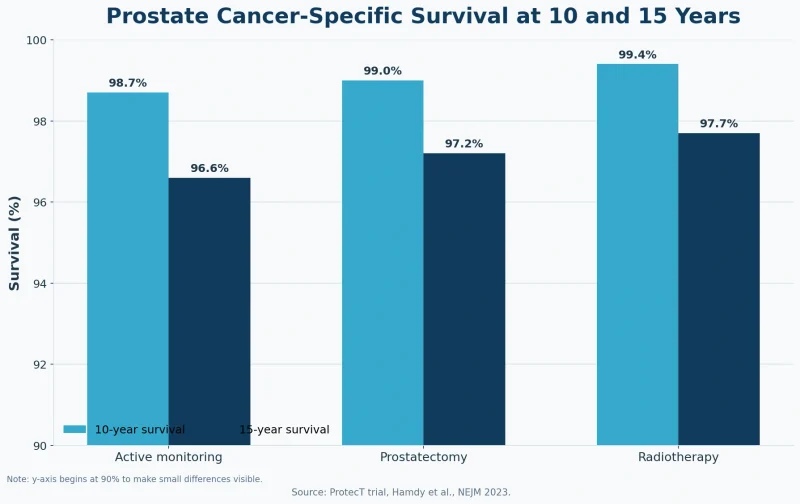 Can Prostate Cancer Be Treated Without Surgery? Evidence-Based Options &Amp; Ayurvedic Care 10 Prostate cancer specific survival 10 15 years