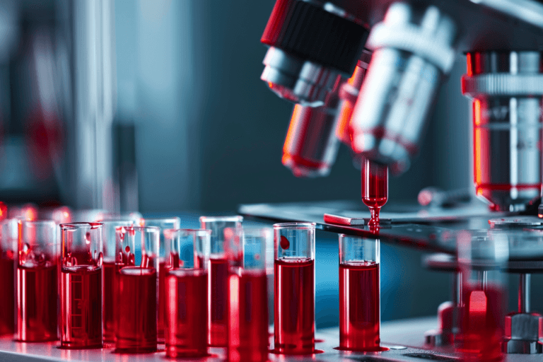Fatigued adult patient sitting near a window with medical reports, representing daily life with thalassemia and chronic weakness